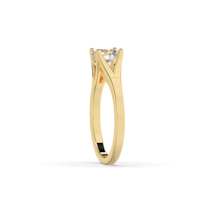 Nora Round Solitaire Ring