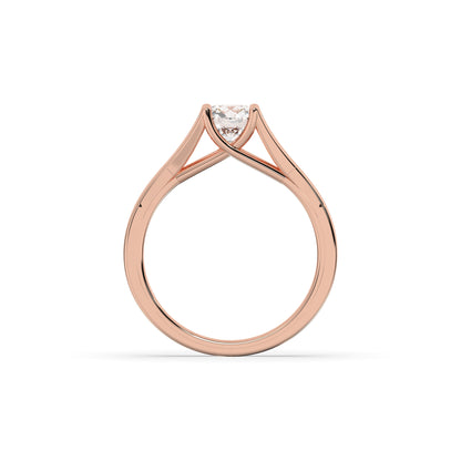 Nora Round Solitaire Ring
