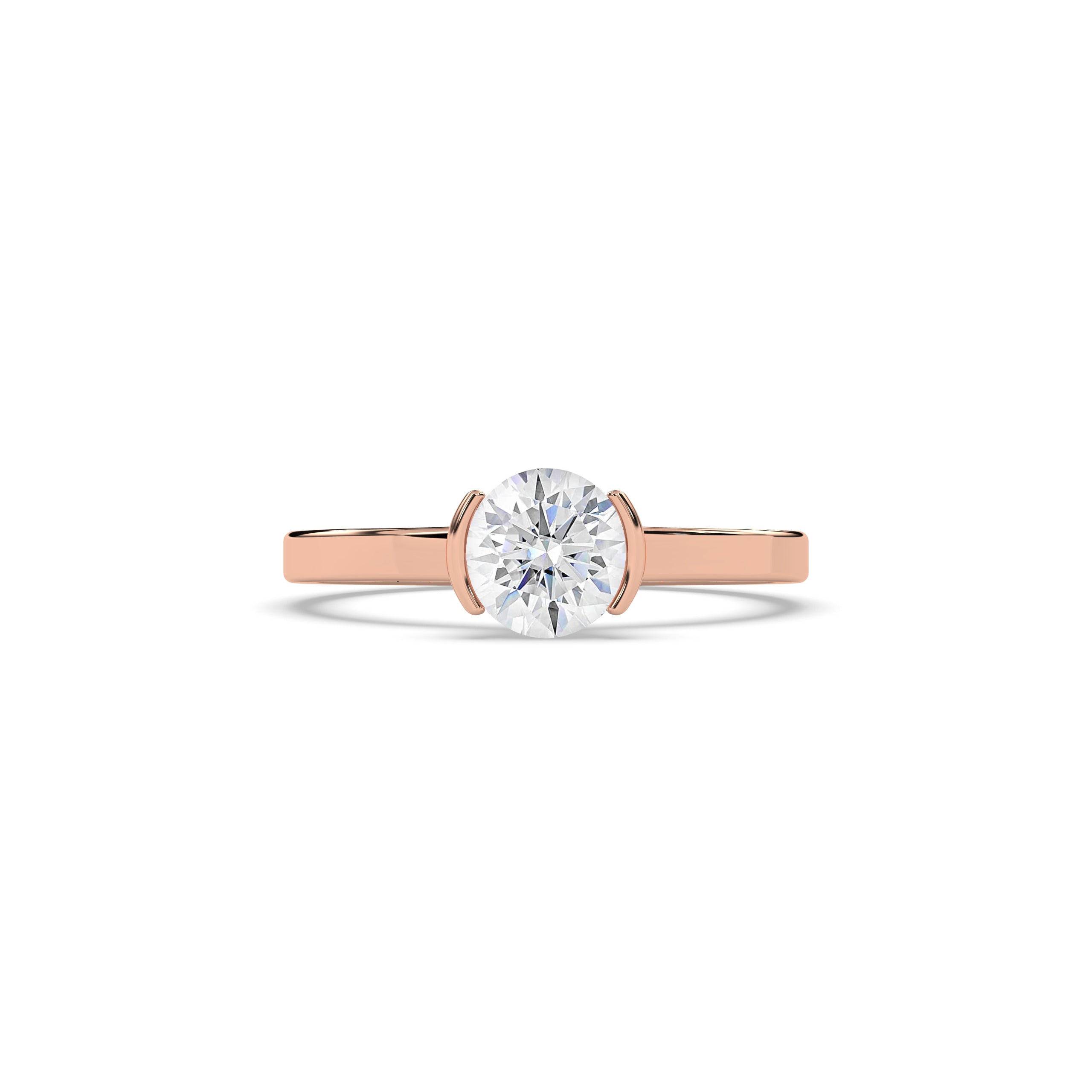 Liana Round Solitaire Ring