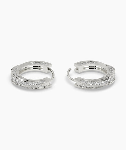 Melody Round Hoop Earring