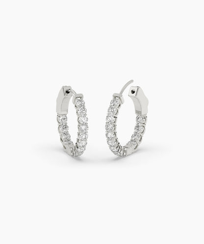 Tatja Round Hoop Earring