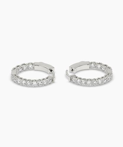 Tatja Round Hoop Earring