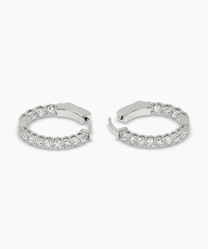 Tatja Round Hoop Earring