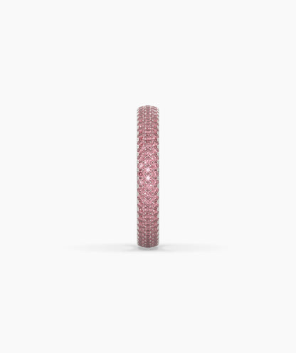 Felia Pink Round Eternity Ring