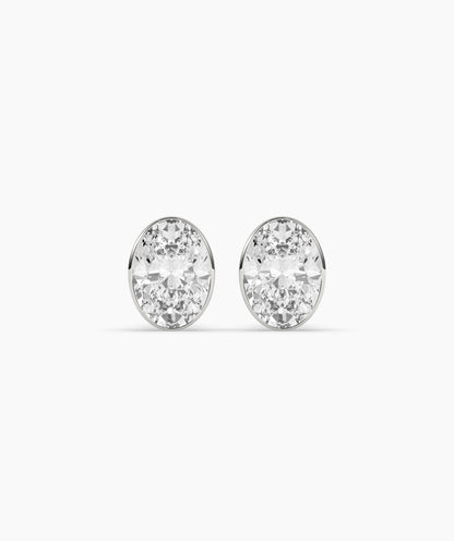 Monique Oval Stud Earring