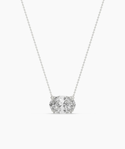 Noelia Oval Pendant / Neklace