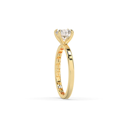 Isabell Round Solitaire Ring
