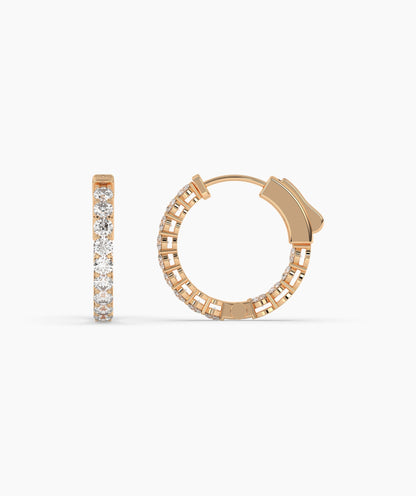 Tatja Round Hoop Earring