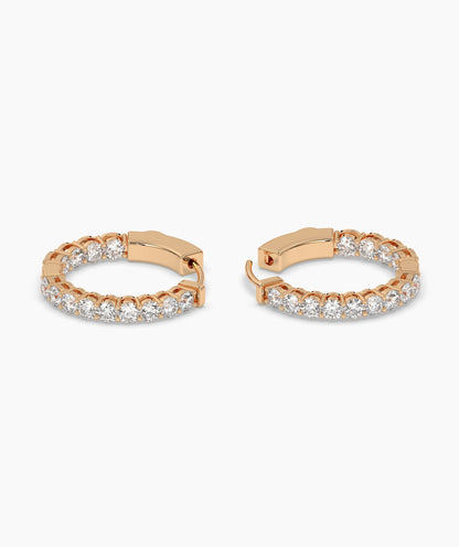 Tatja Round Hoop Earring