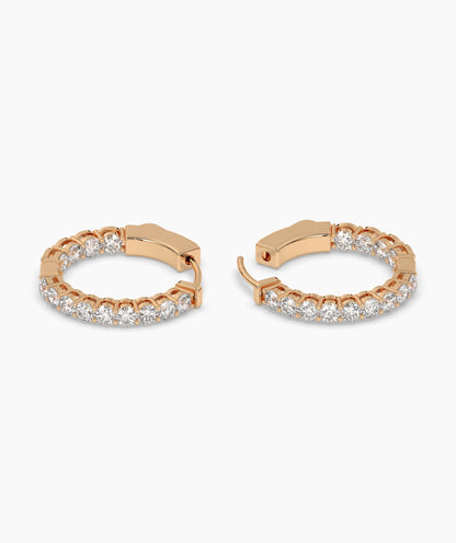 Tatja Round Hoop Earring