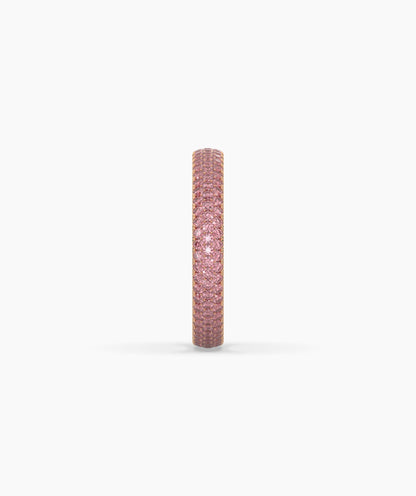 Felia Pink Round Eternity Ring