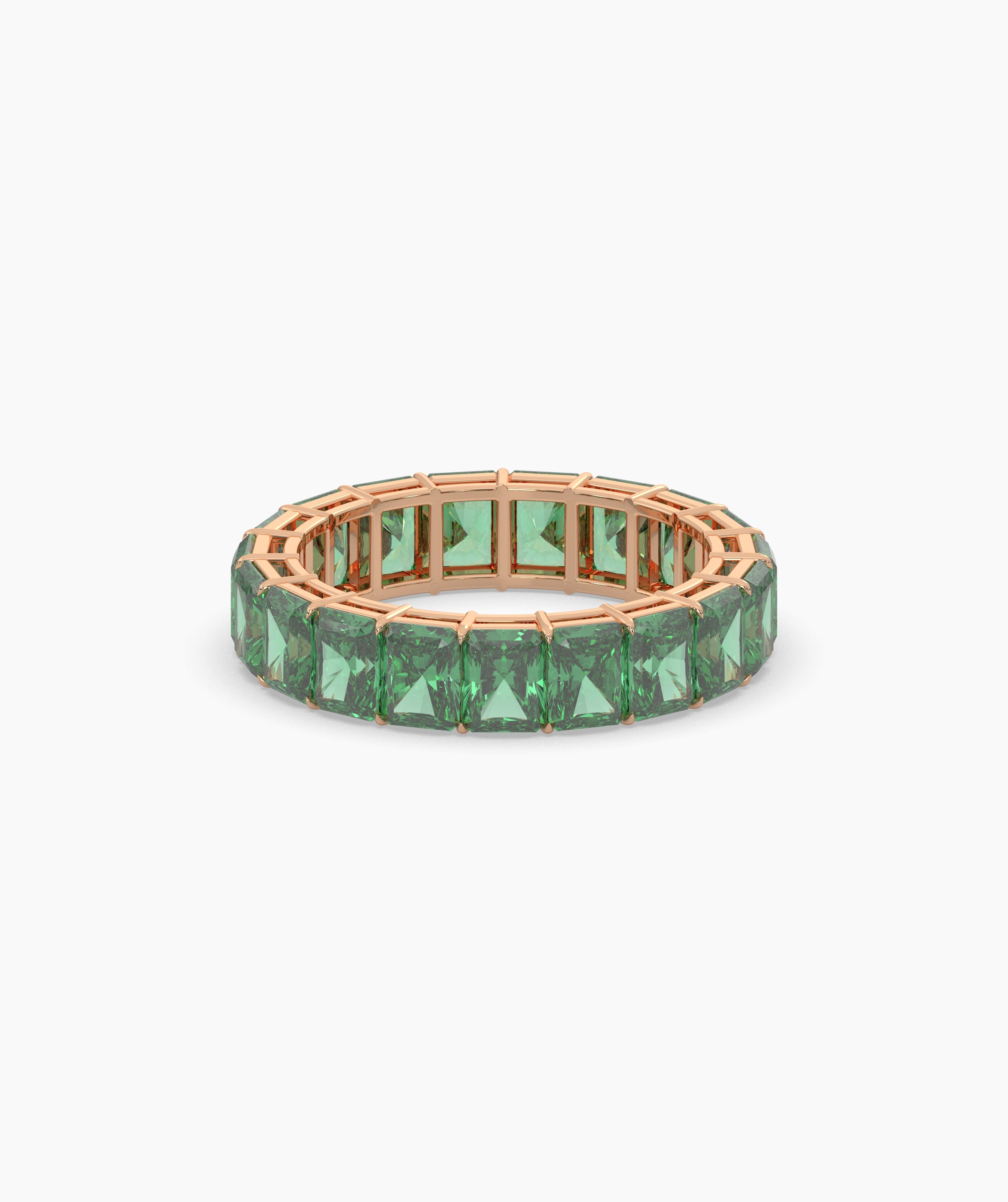 Amira Grüner Diamant Eternity Ring