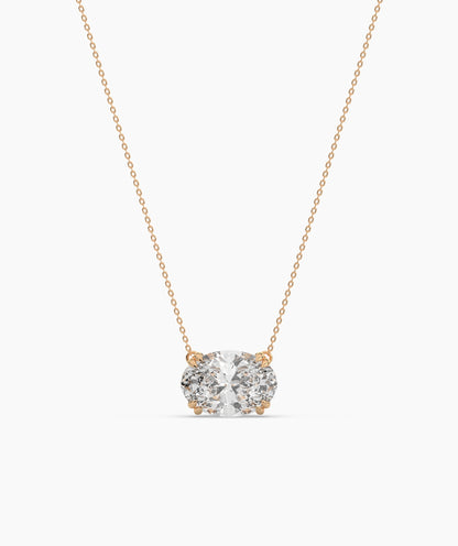 Noelia Oval Pendant / Neklace