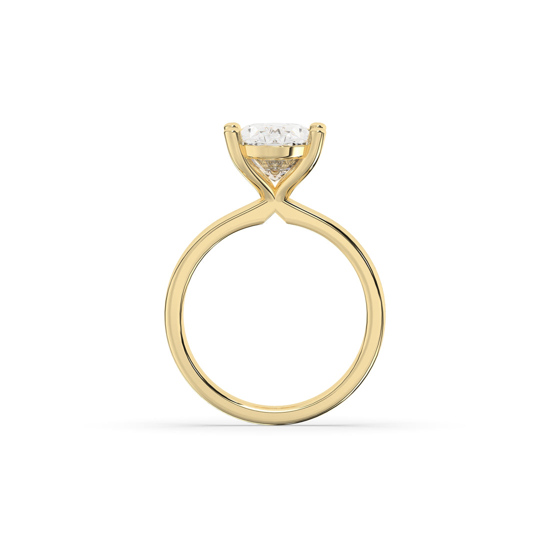 Juna Oval Solitaire Ring