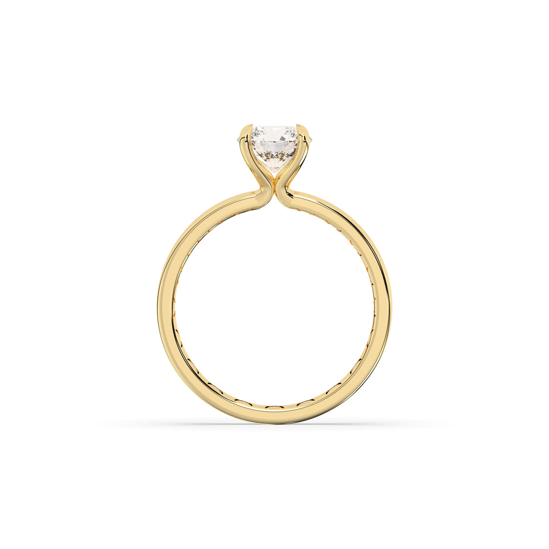 Isabell Round Solitaire Ring