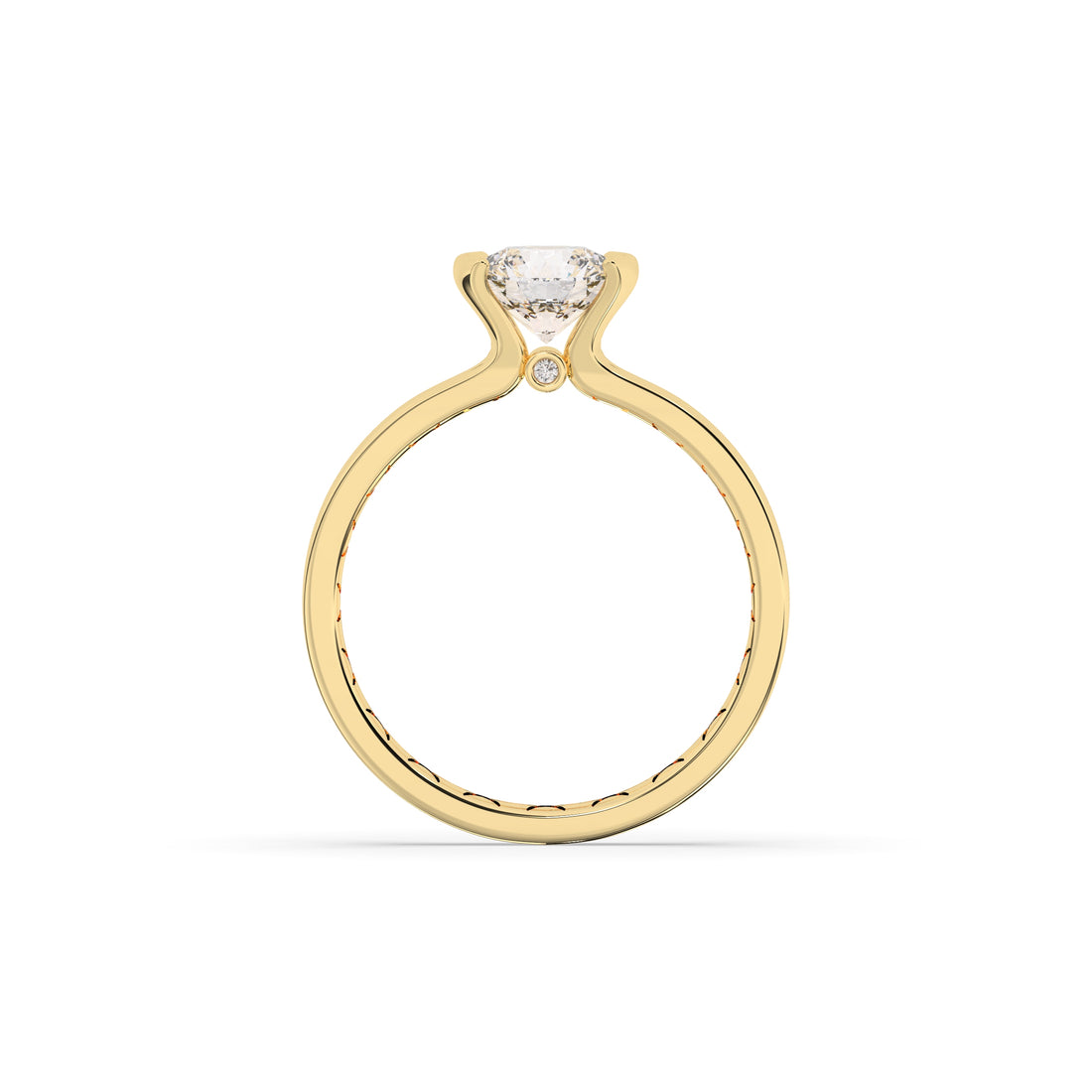 Liana Round Solitaire Ring