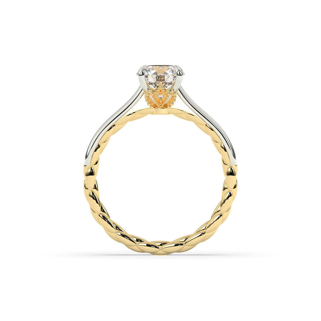 Amalia Round Solitaire Ring