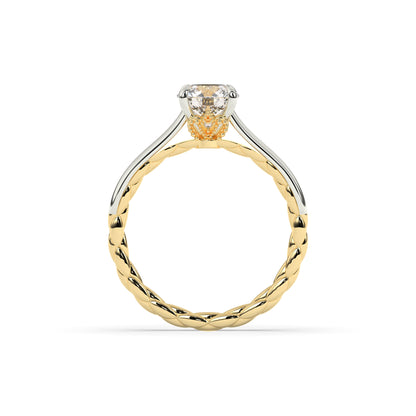 Amalia Round Solitaire Ring