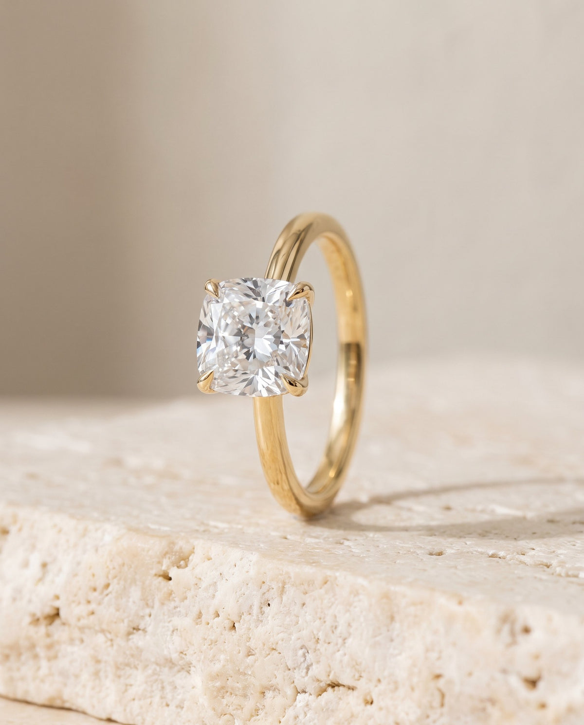 Cushion diamond engagement ring | BEUSÉA