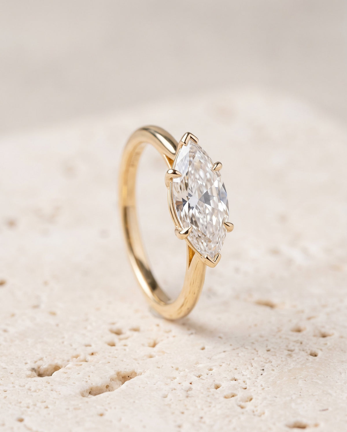 Dutch Marquise diamond engagement ring | BEUSÉA