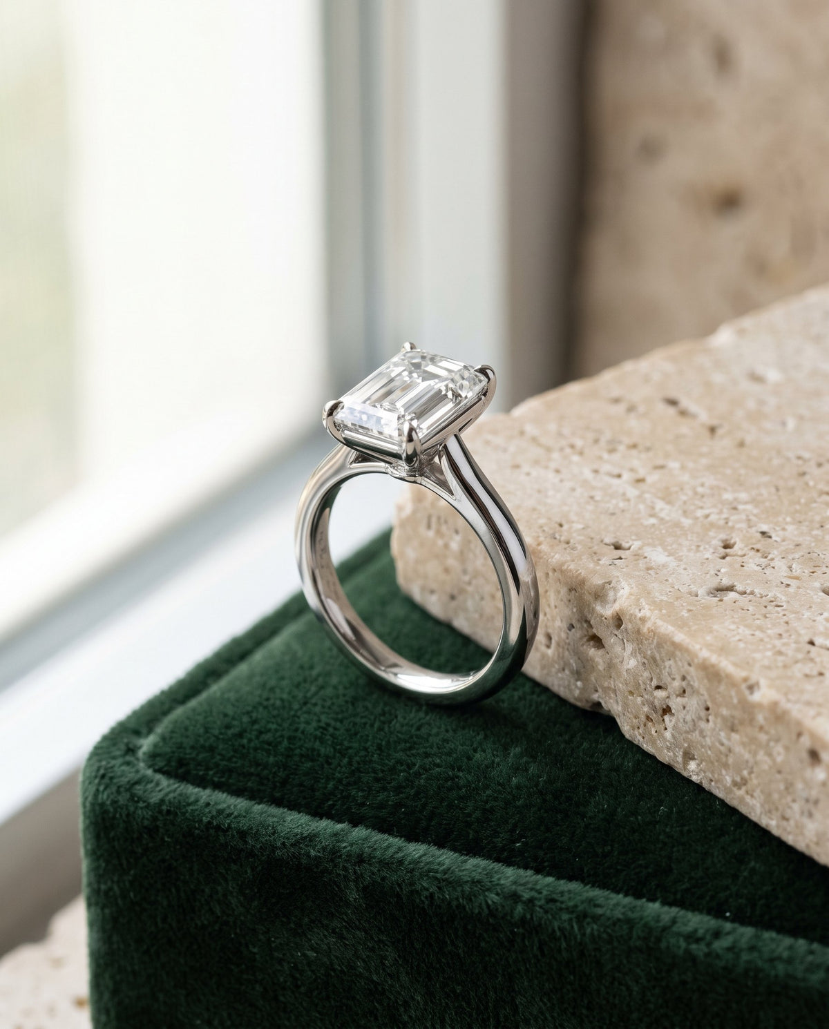 Platinum engagement ring | BEUSÉA