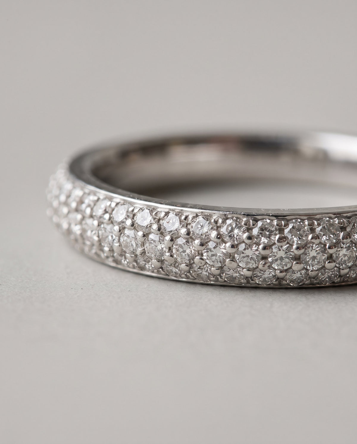 Pavé set diamond band | BEUSÉA