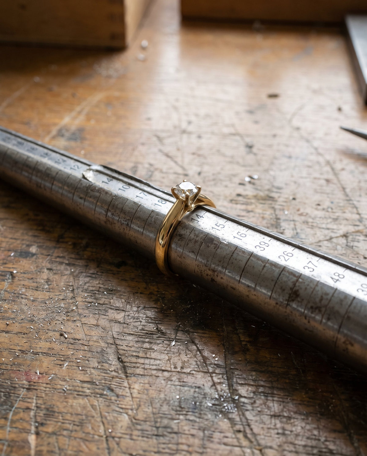 Ring on a ring size mandrel | BEUSÉA
