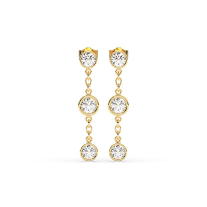 Serena Round Drop Earring