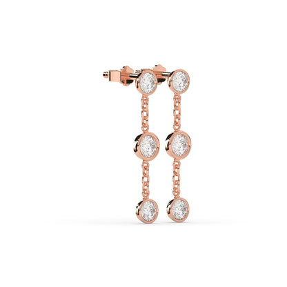 Serena Round Drop Earring