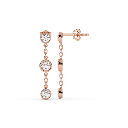 Serena Round Drop Earring
