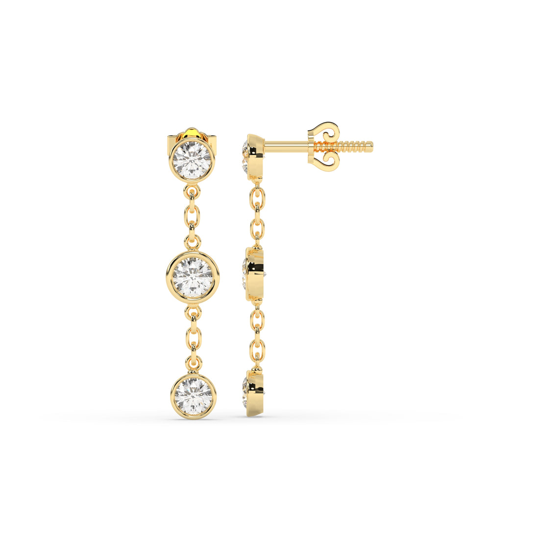 Serena Round Drop Earring