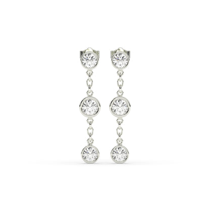 Serena Round Drop Earring