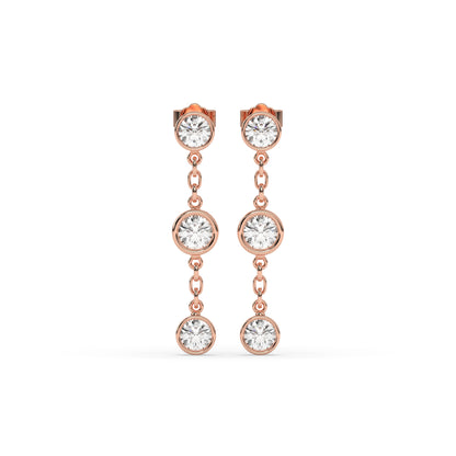 Serena Round Drop Earring