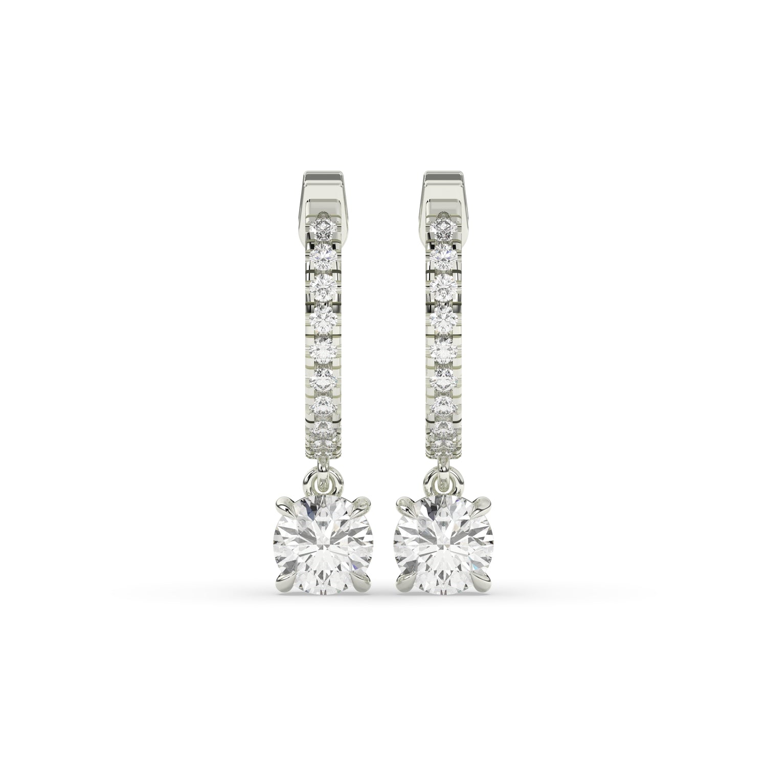 Amara Round Hoop-Drop Earring