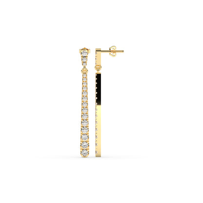 Luisa Round Drop Earring
