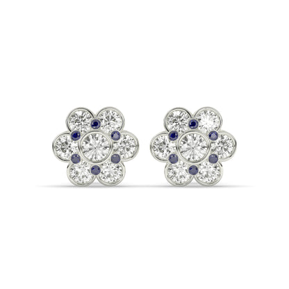 Flora Round Flower Earring