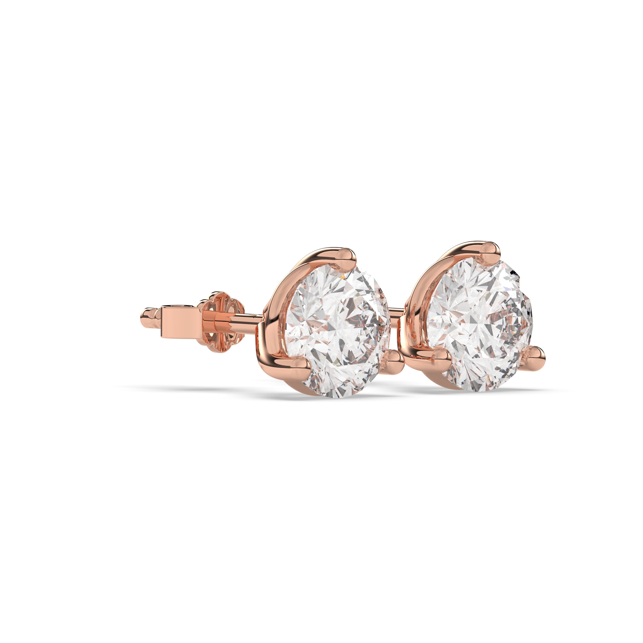 Ida Round Stud Earring