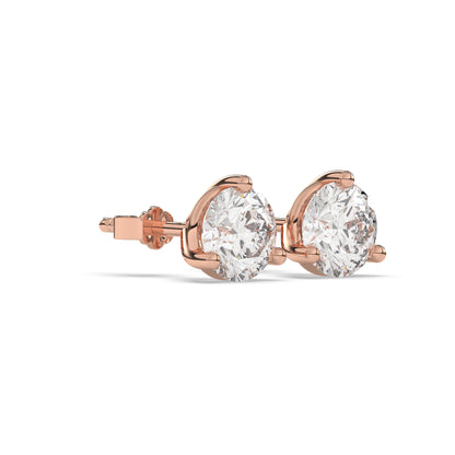 Ida Round Stud Earring