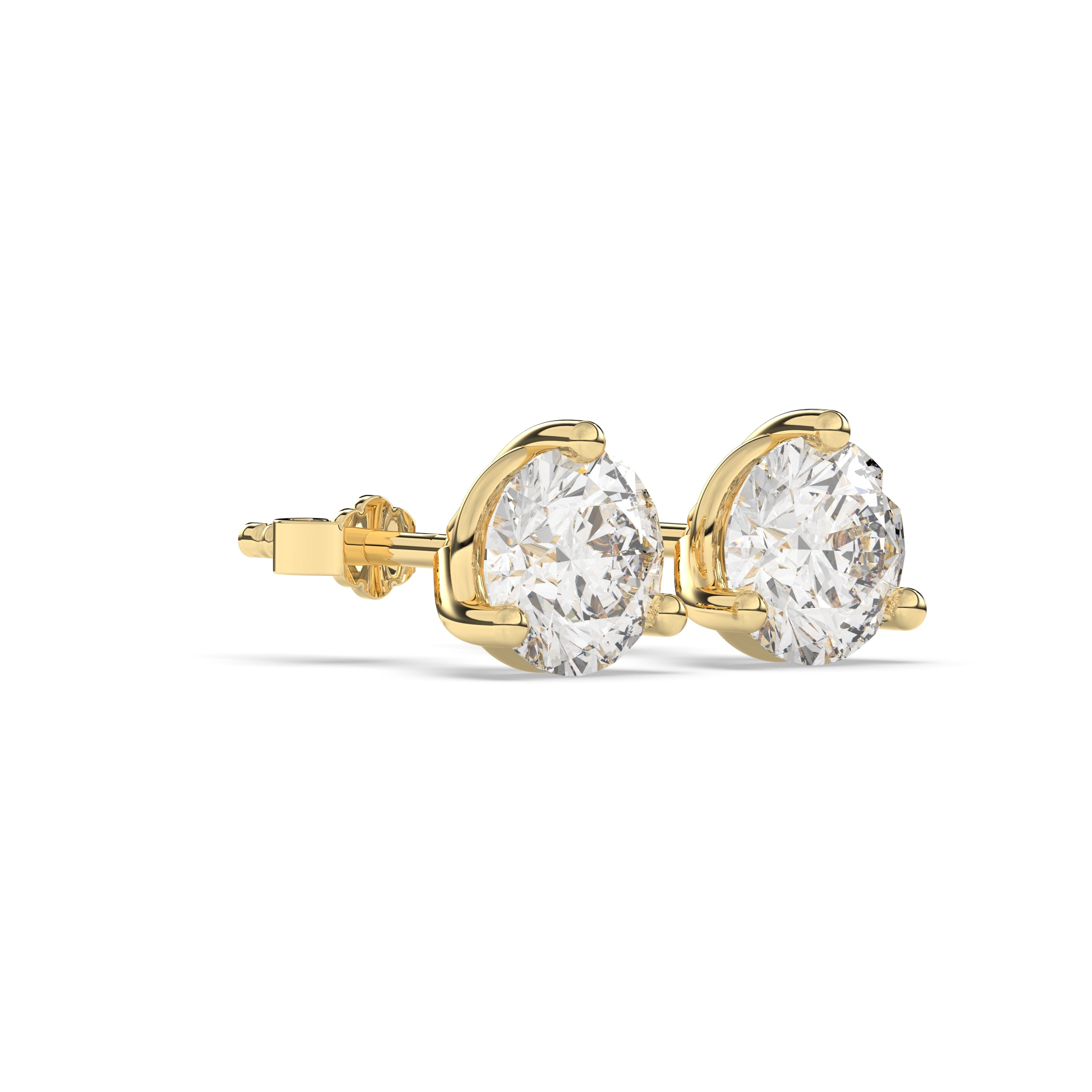 Ida Round Stud Earring