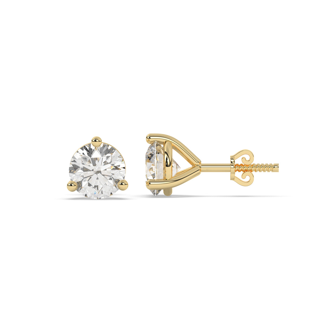 Ida Round Stud Earring