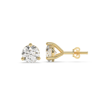 Ida Round Stud Earring