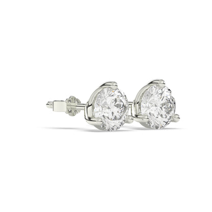 Ida Round Stud Earring