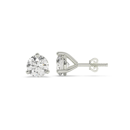 Ida Round Stud Earring