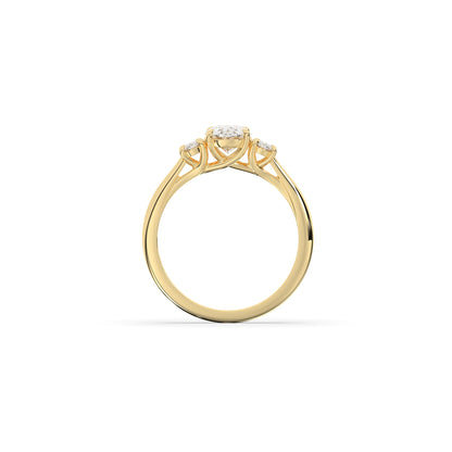 Elora Oval Trio Ring