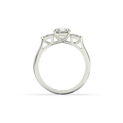 Amina Round Trio Ring