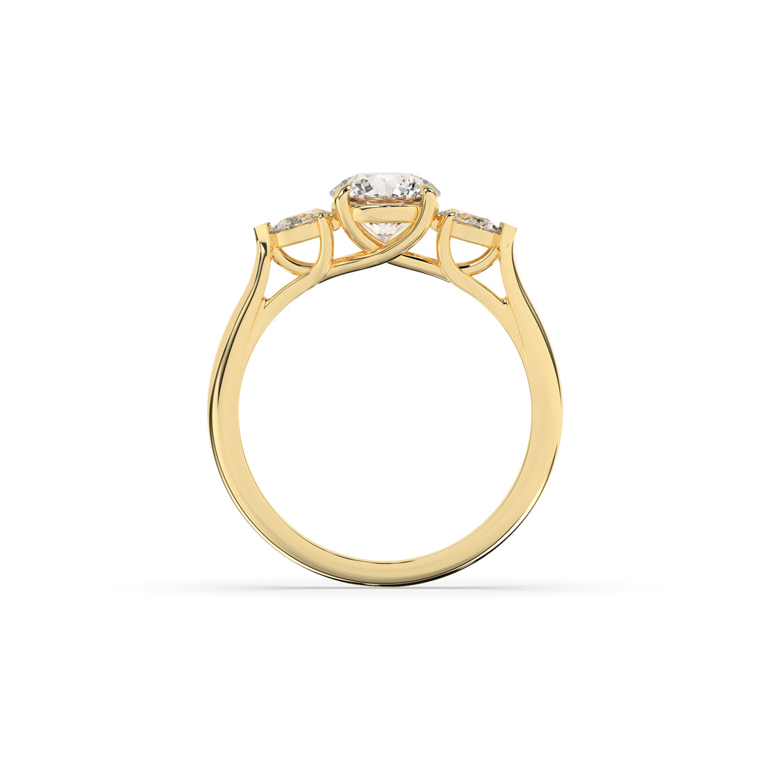 Amina Round Trio Ring