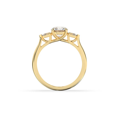 Amina Round Trio Ring