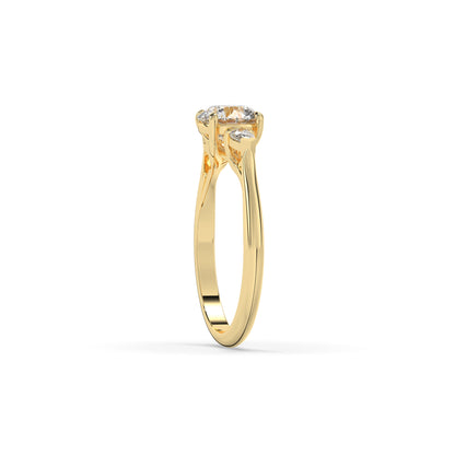 Amina Round Trio Ring