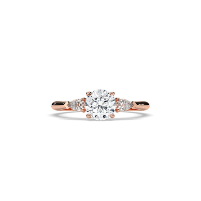 Amina Round Trio Ring