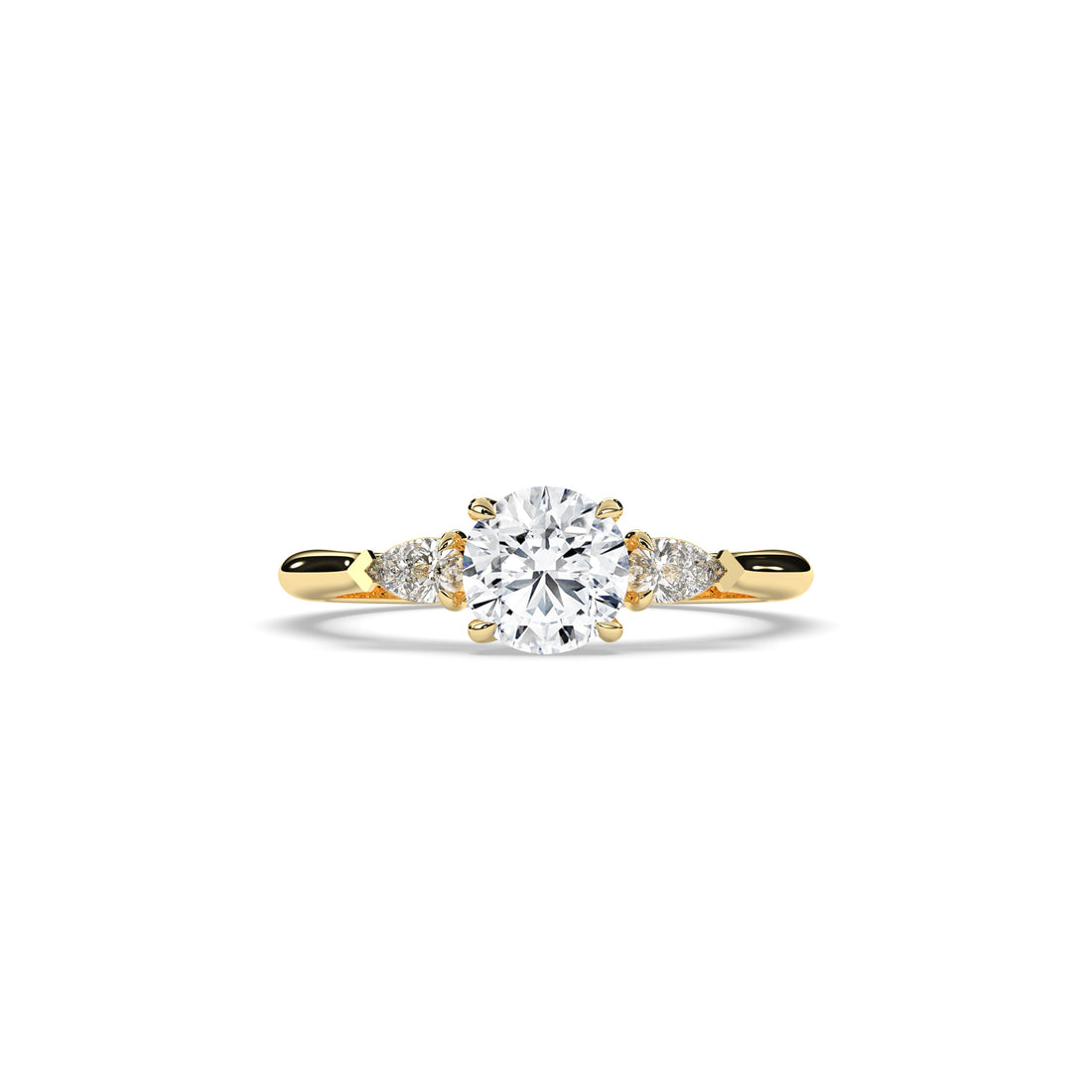 Amina Round Trio Ring